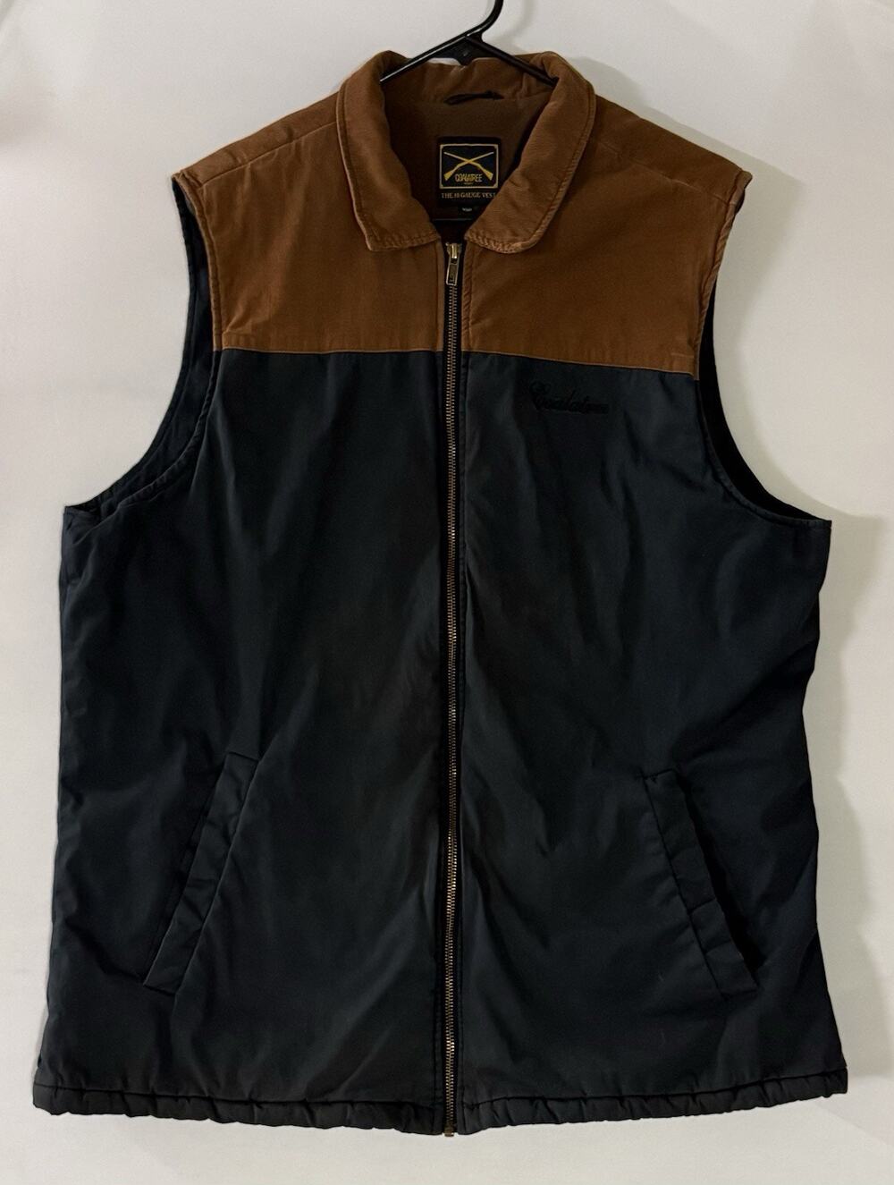 Coalatree 10 Gauge Vest Waxed Cotton Corduroy XXL A148